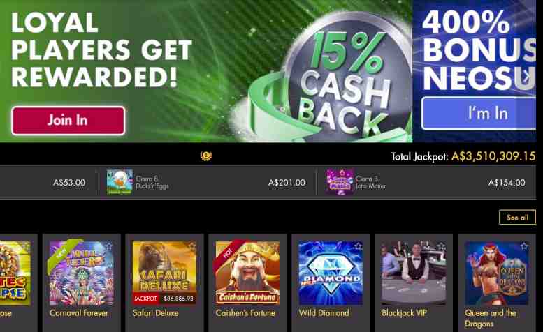 best casino bonus online