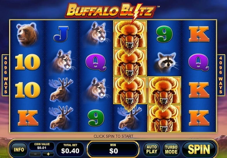 Buffalo Blitz High Win Slot by Playtech